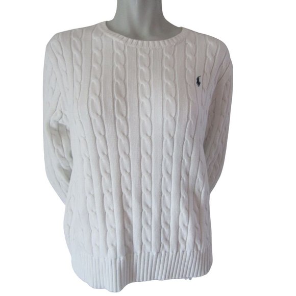 Polo Ralph Lauren Cotton Cable Knit Sweater XL
